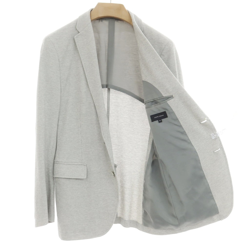 [Used] JOSEPH HOMME Cotton Nylon Jersey Jacket Gray x White [46] [Condition Rank B] [Men&