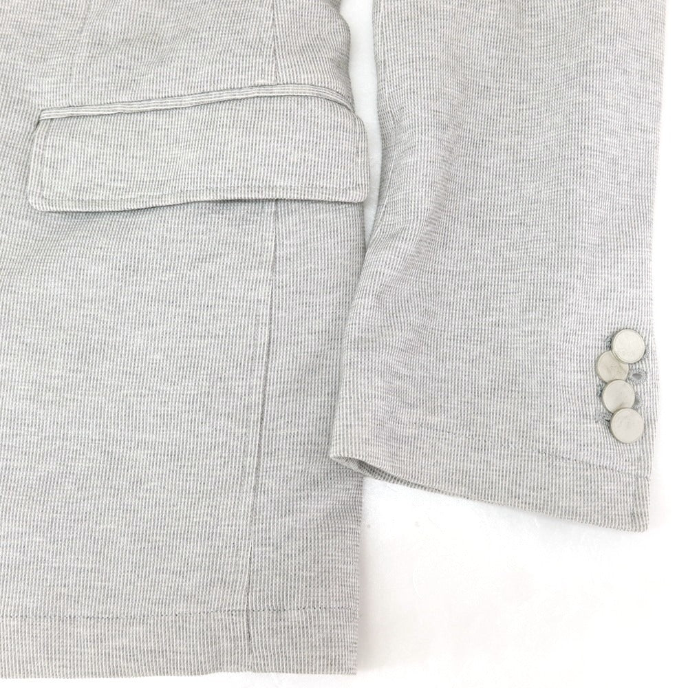 [Used] JOSEPH HOMME Cotton Nylon Jersey Jacket Gray x White [46] [Condition Rank B] [Men&