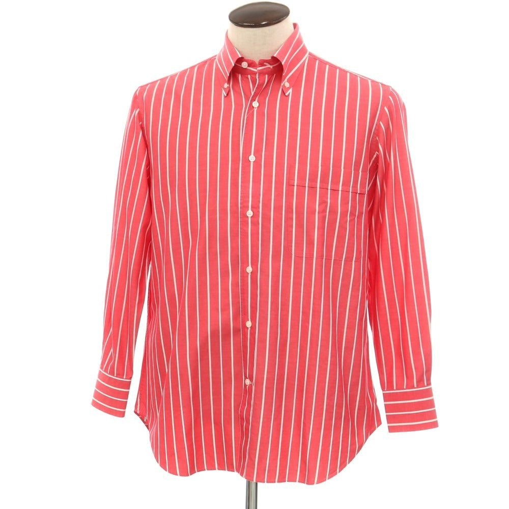 [Used] Frye Cotton Striped Button-down Casual Shirt Red x White [3] [Condition Rank B] [Men&