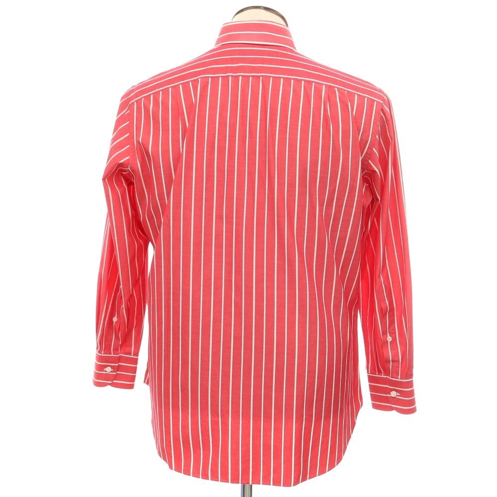 [Used] Frye Cotton Striped Button-down Casual Shirt Red x White [3] [Condition Rank B] [Men&