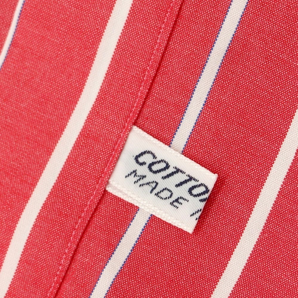 [Used] Frye Cotton Striped Button-down Casual Shirt Red x White [3] [Condition Rank B] [Men&