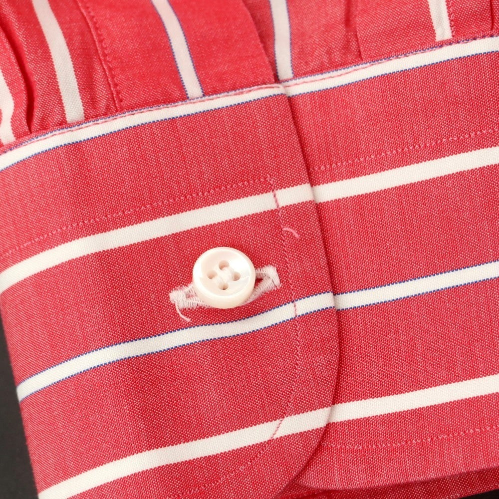 [Used] Frye Cotton Striped Button-down Casual Shirt Red x White [3] [Condition Rank B] [Men&