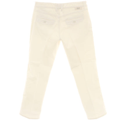 【中古】リュージョー LIU JO ストレッチ コットン 細畝 コーデュロイパンツ ホワイト【 33 】【 状態ランクC 】【 メンズ 】