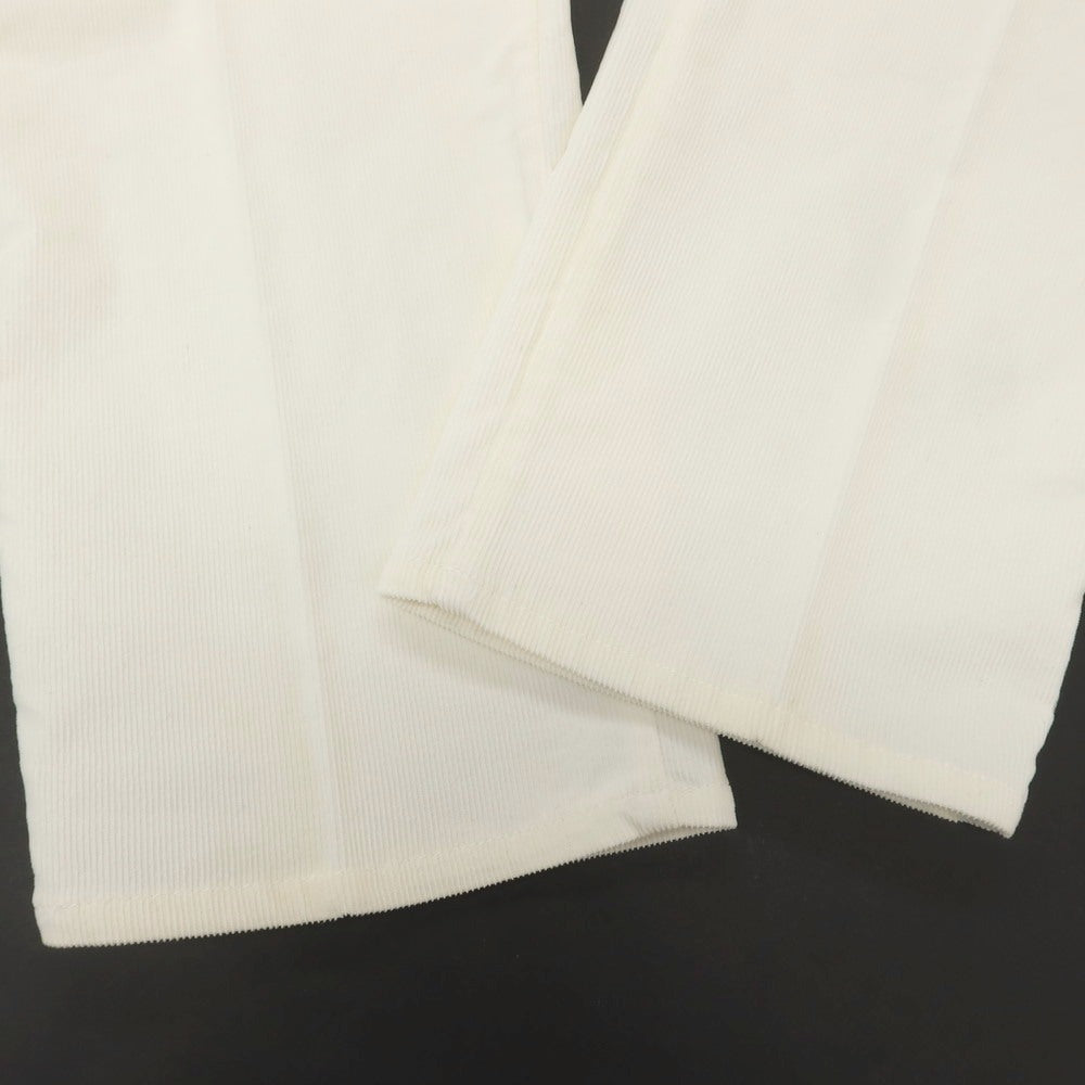【中古】リュージョー LIU JO ストレッチ コットン 細畝 コーデュロイパンツ ホワイト【 33 】【 状態ランクC 】【 メンズ 】