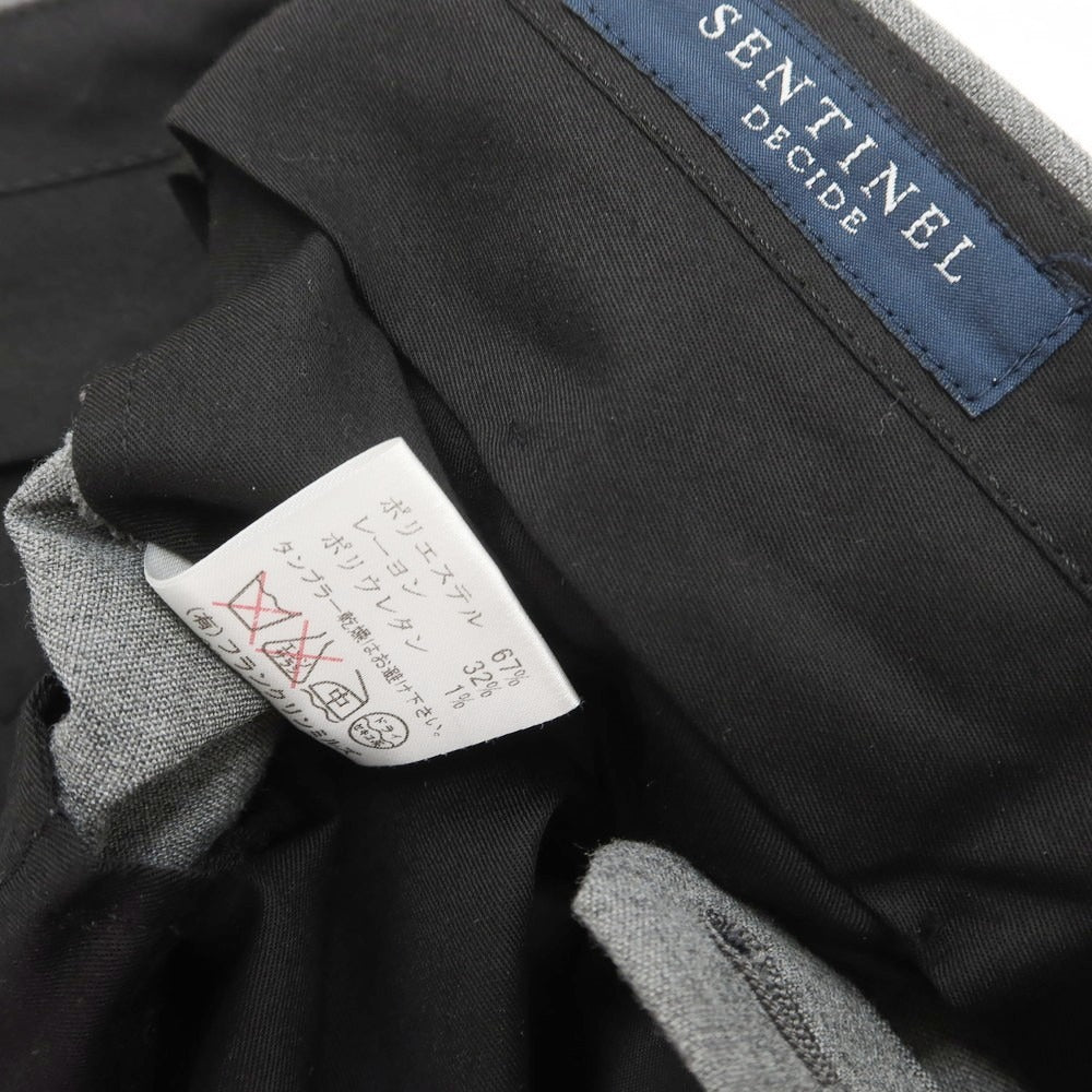 [Used] SENTINEL Stretch Polyester Rayon Dress Slacks Pants Gray [48] [Condition Rank B] [Men&