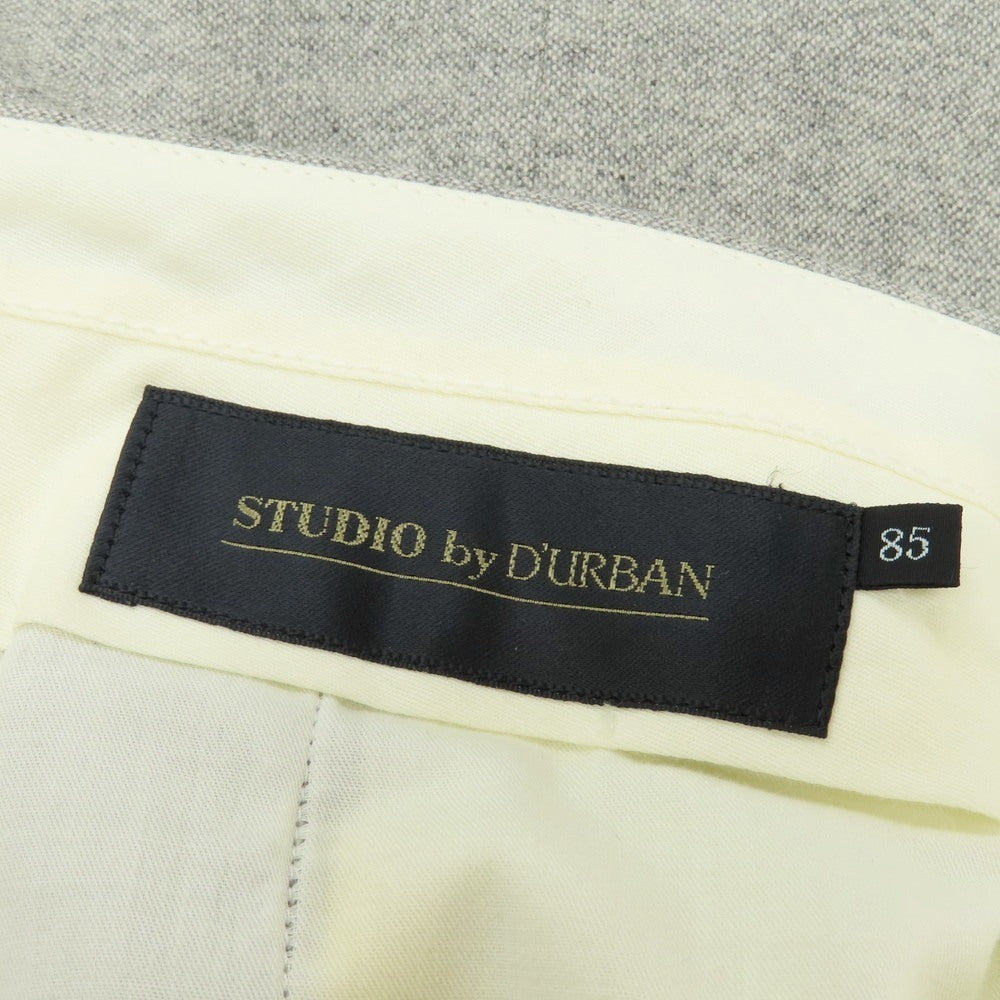 【中古】ダーバン D’URBAN ウール ドレススラックスパンツ グレー【 85 】【 状態ランクC 】【 メンズ 】