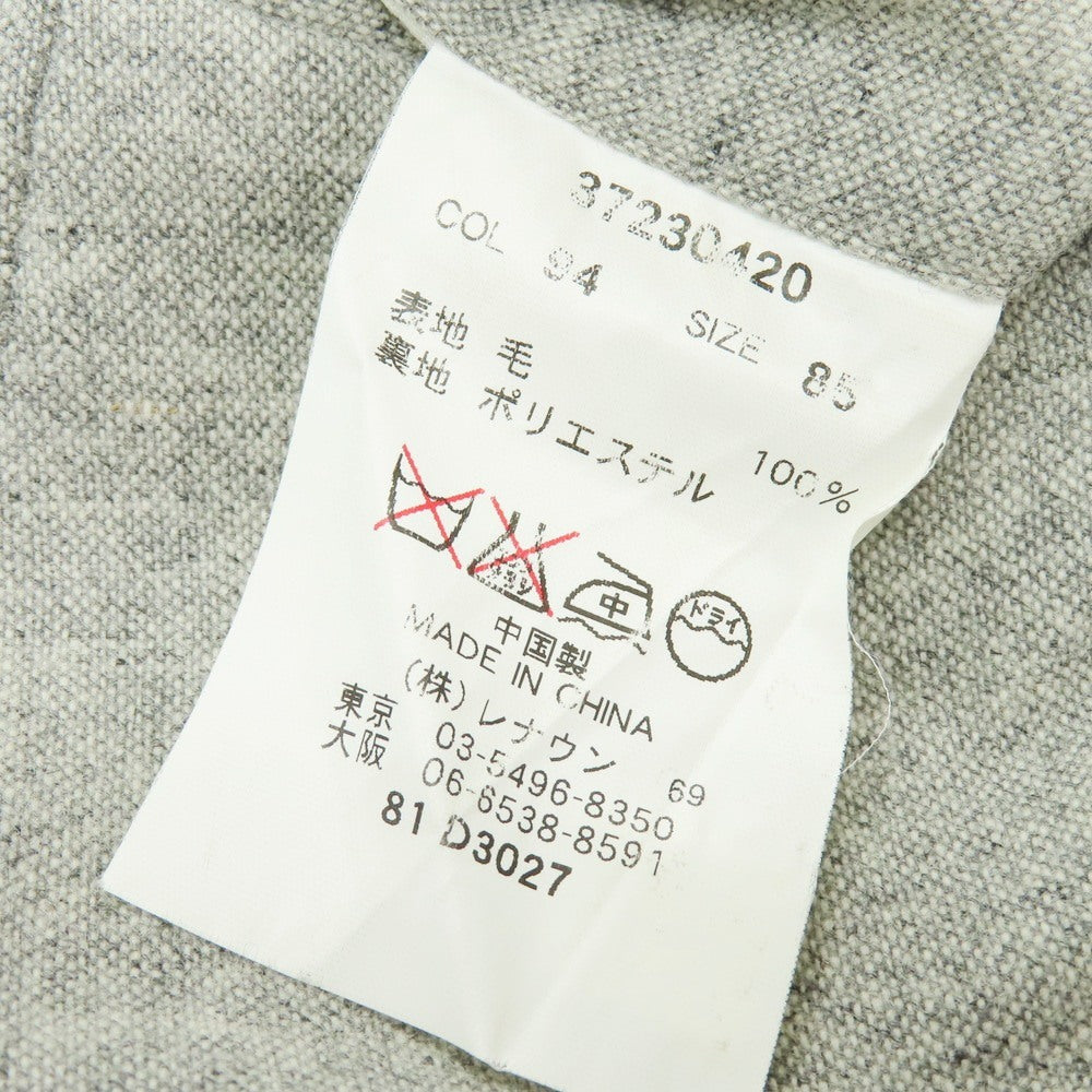 【中古】ダーバン D’URBAN ウール ドレススラックスパンツ グレー【 85 】【 状態ランクC 】【 メンズ 】