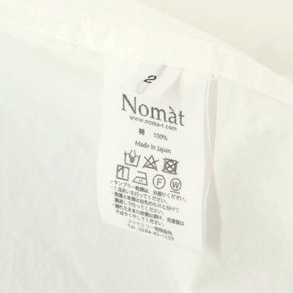 [Used] [Unused] Nomat 2025 Spring/Summer Cotton Casual Shirt White [2] [Condition Rank S] [Men&