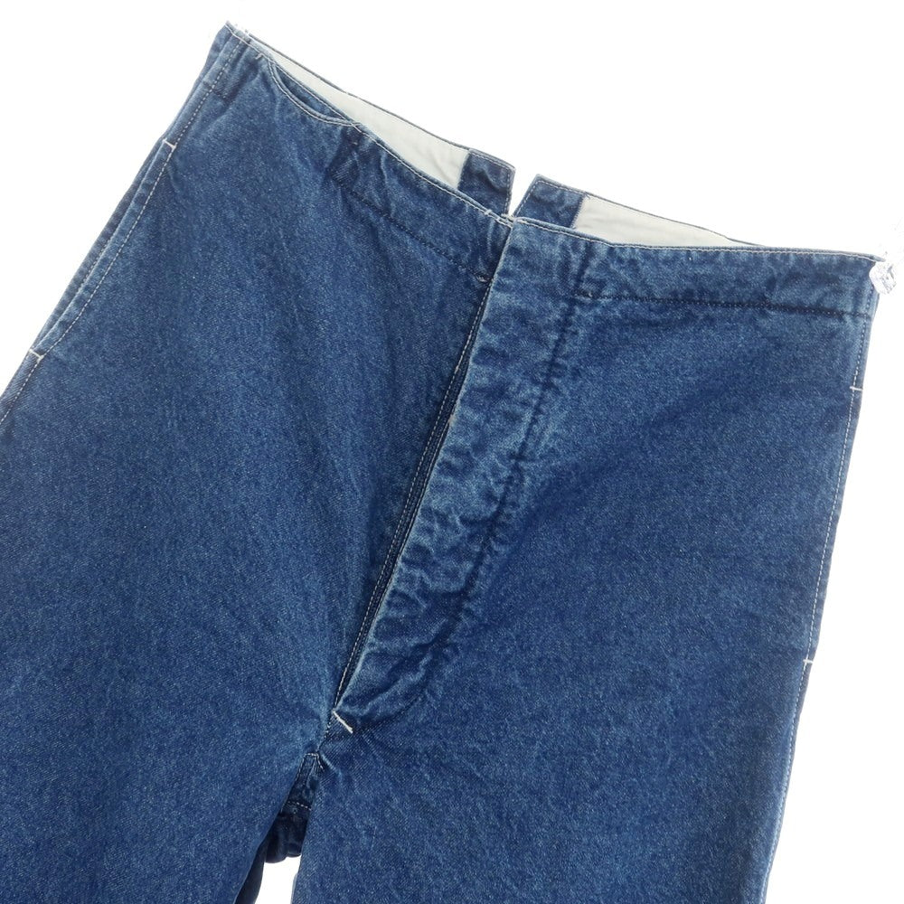[Used] Pan Cotton Jeans Wide Denim Pants Blue [L] [Condition Rank B] [Men&