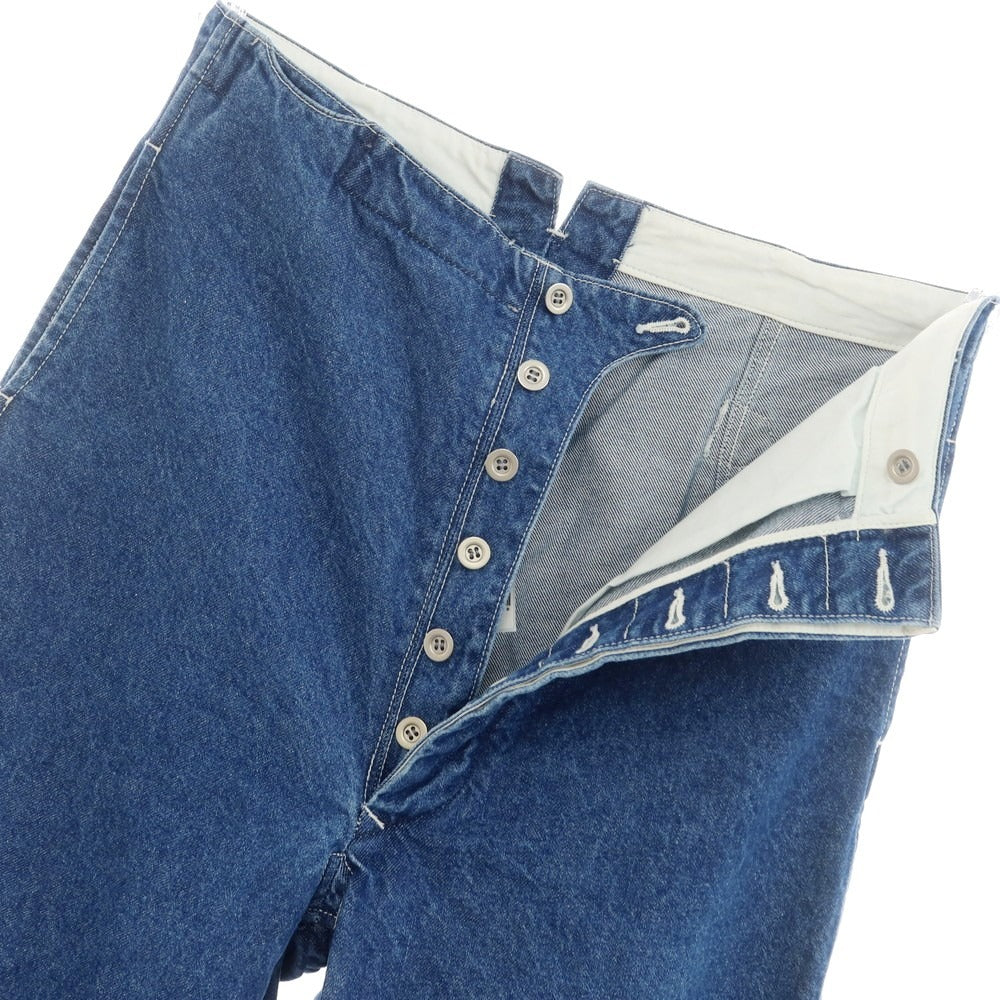 [Used] Pan Cotton Jeans Wide Denim Pants Blue [L] [Condition Rank B] [Men&