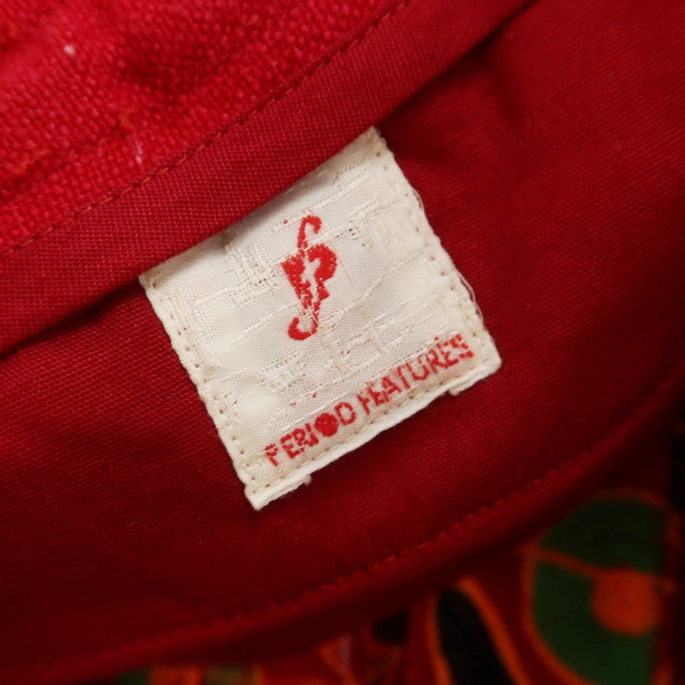 【中古】ピリオドフィーチャーズ PERIOD FEATURES コットン ショートパンツ レッドxブルー【サイズ2】【 状態ランクB 】【 メンズ 】[EPD]