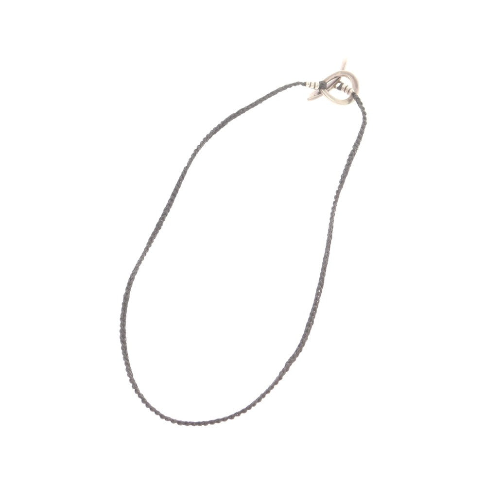 【中古】ジルプラットナー JILL PLATNER ネックレス ブラックxシルバー【 状態ランクB 】【 メンズ 】