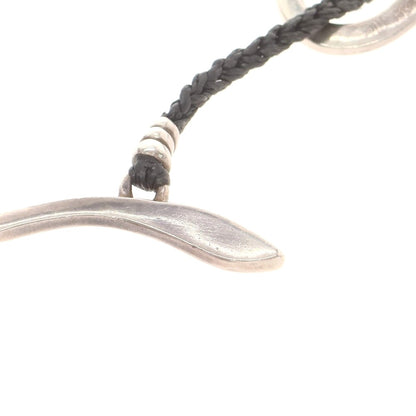 【中古】ジルプラットナー JILL PLATNER ネックレス ブラックxシルバー【 状態ランクB 】【 メンズ 】