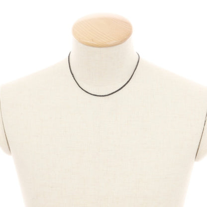 【中古】ジルプラットナー JILL PLATNER ネックレス ブラックxシルバー【 状態ランクB 】【 メンズ 】