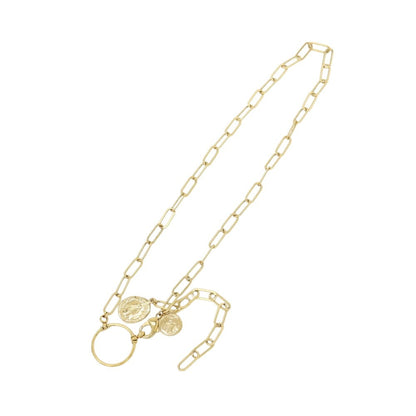 【中古】ラ ループ LA LOOP グラスホルダー ネックレス ゴールド【 状態ランクB 】【 メンズ 】
