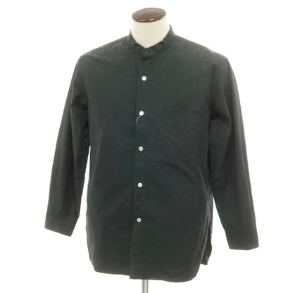 [Used] CristaSeya Cotton Band Collar Casual Shirt Dark Green [L] [Condition Rank C] [Men&