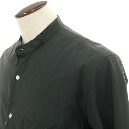 [Used] CristaSeya Cotton Band Collar Casual Shirt Dark Green [L] [Condition Rank C] [Men&