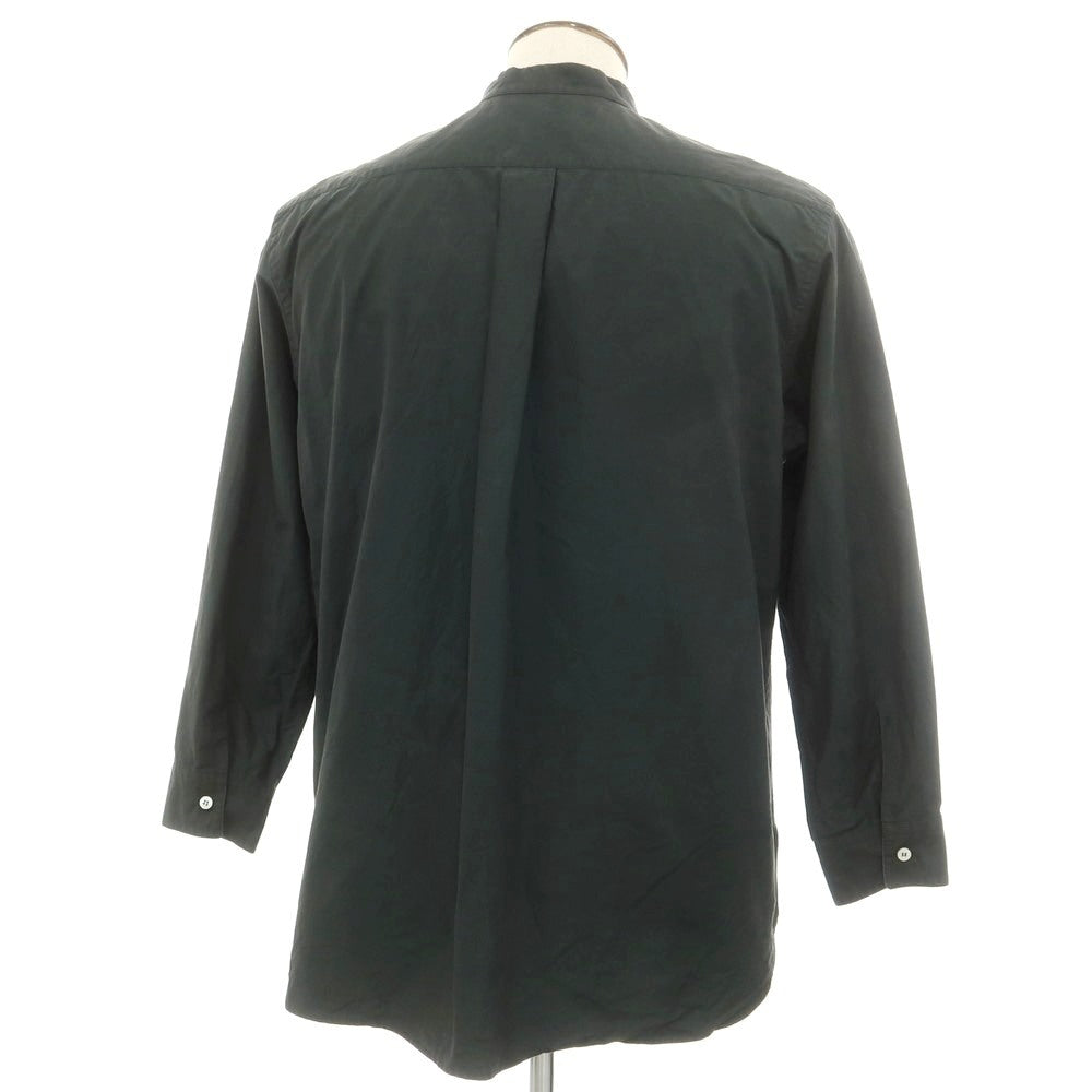 [Used] CristaSeya Cotton Band Collar Casual Shirt Dark Green [L] [Condition Rank C] [Men&