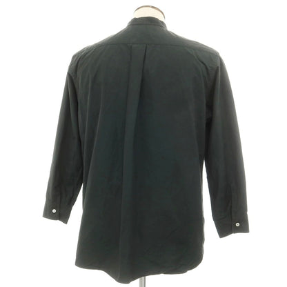 [Used] CristaSeya Cotton Band Collar Casual Shirt Dark Green [L] [Condition Rank C] [Men&