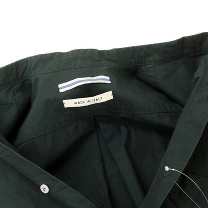 [Used] CristaSeya Cotton Band Collar Casual Shirt Dark Green [L] [Condition Rank C] [Men&