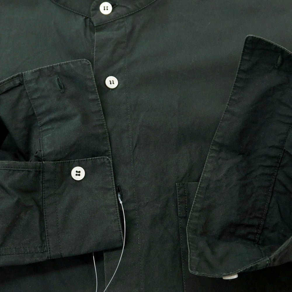 [Used] CristaSeya Cotton Band Collar Casual Shirt Dark Green [L] [Condition Rank C] [Men&