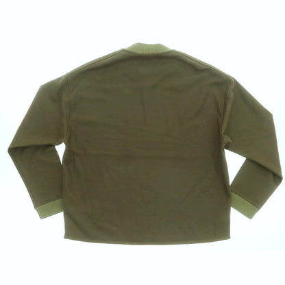 【中古】ジルサンダー JIL SANDER ウール クルーネック プルオーバー オリーブ【 46 】【 状態ランクB 】【 メンズ 】