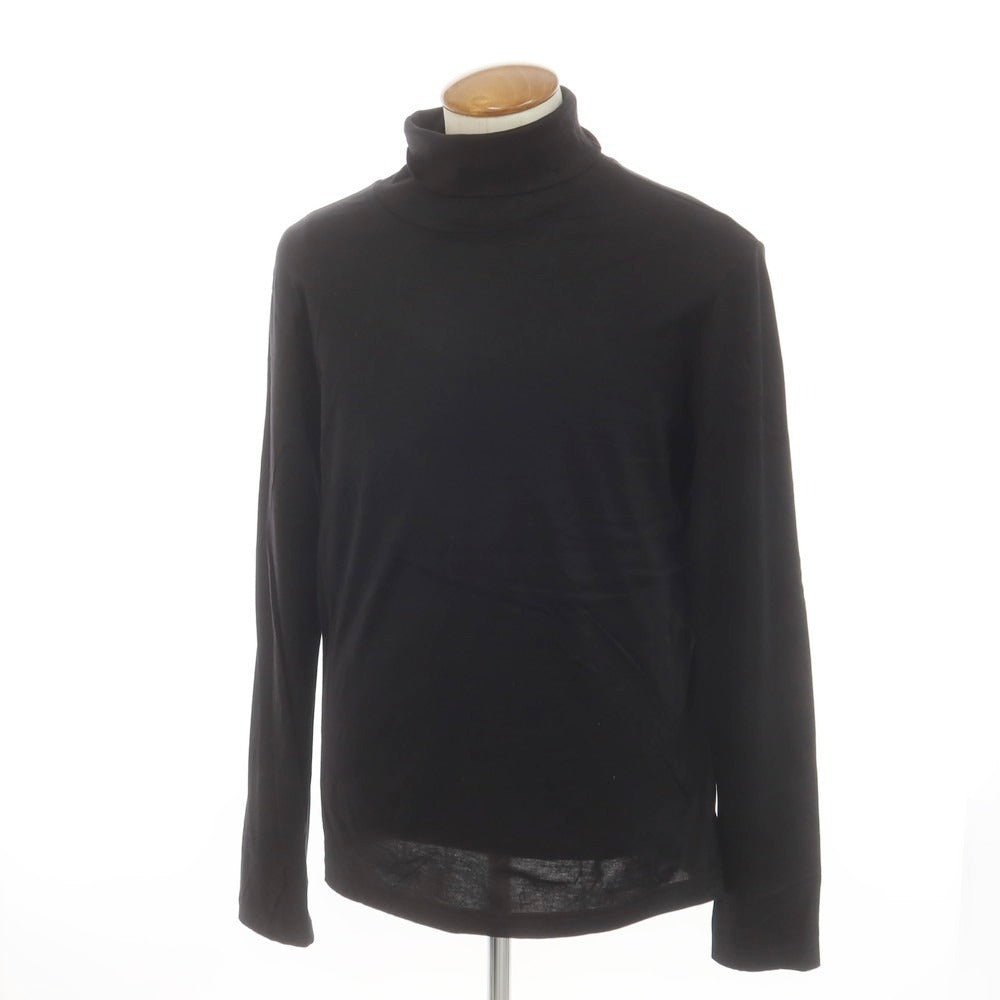 [Used] Stefan Brandt Cotton Turtleneck Long Sleeve T-Shirt Black [M] [Condition Rank B] [Men&