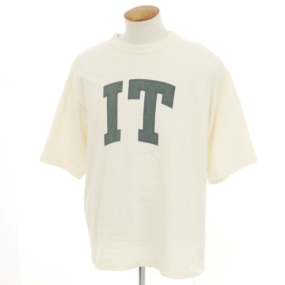 [Used] Brahms blurhms Cotton rayon crew neck short sleeve T-shirt Ivory [2] [Condition rank B] [Men&