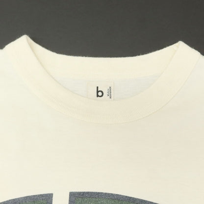[Used] Brahms blurhms Cotton rayon crew neck short sleeve T-shirt Ivory [2] [Condition rank B] [Men&