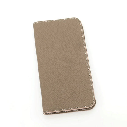 【中古】ボナベンチュラ BONAVENTURA シュリンクレザー iPhone14 plusケース トープ【 状態ランクA 】【 メンズ 】