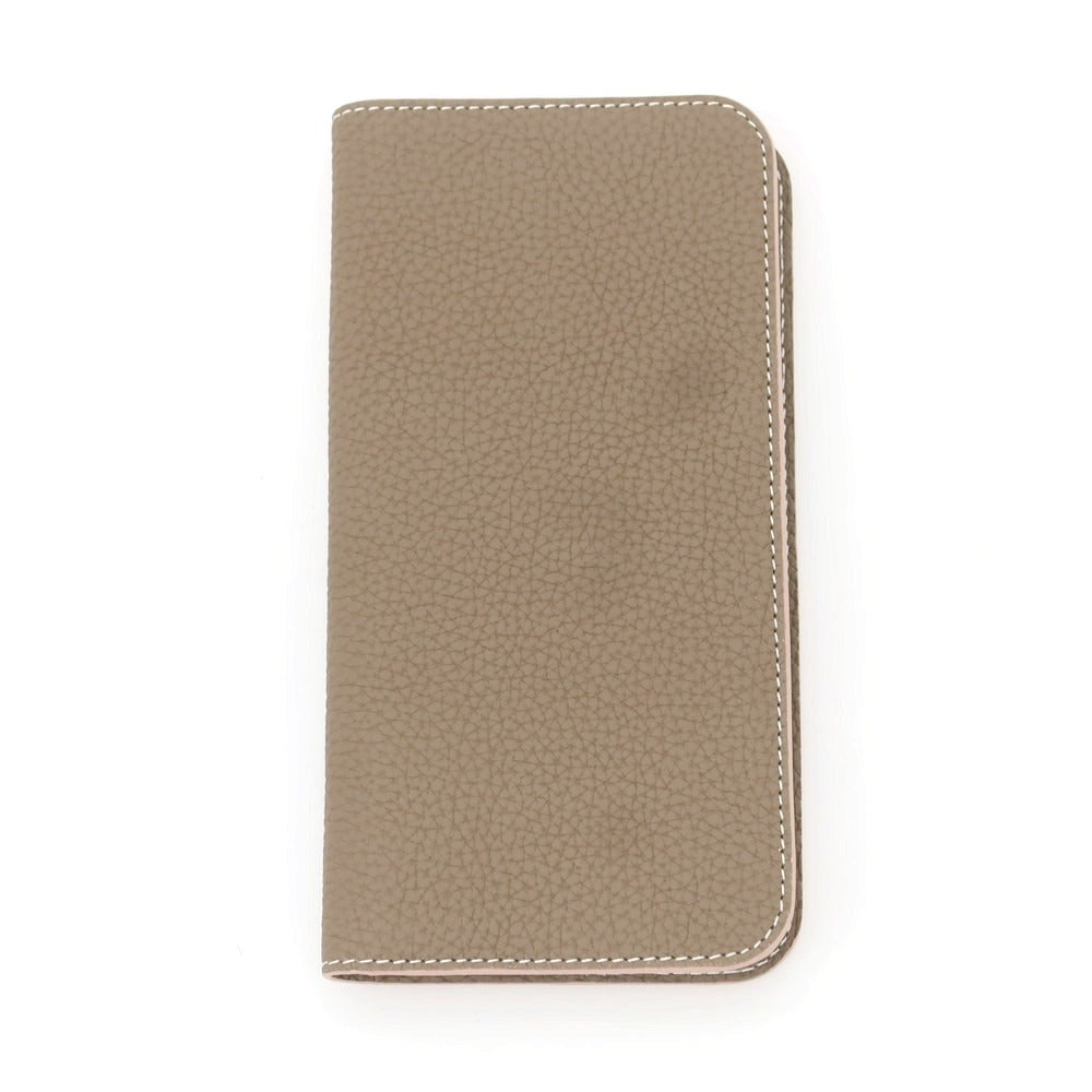 【中古】ボナベンチュラ BONAVENTURA シュリンクレザー iPhone14 plusケース トープ【 状態ランクA 】【 メンズ 】