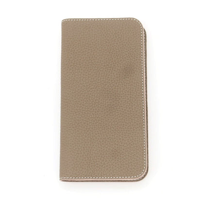 【中古】ボナベンチュラ BONAVENTURA シュリンクレザー iPhone14 plusケース トープ【 状態ランクA 】【 メンズ 】