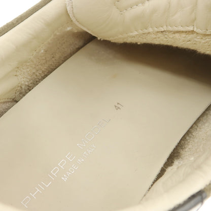 [Used] PHILIPPE MODEL Suede Sneakers Green x White [41] [Condition Rank B] [Men&
