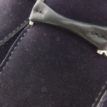 [Used] Salvatore Ferragamo Suede Driving Shoes Navy [6 1/2 E] [Condition Rank C] [Men&