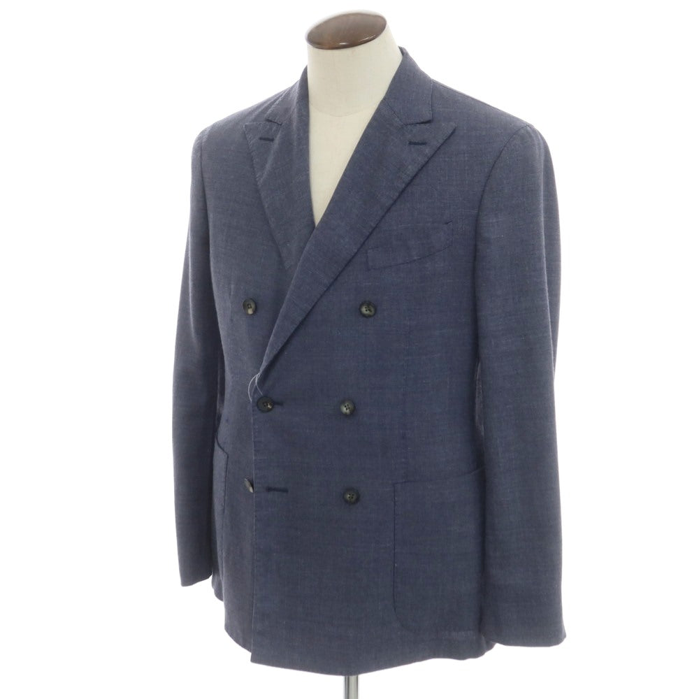 [Used] BOGLIOLI K.JACKET Wool polyester double jacket Navy [50] [Condition rank B] [Men&