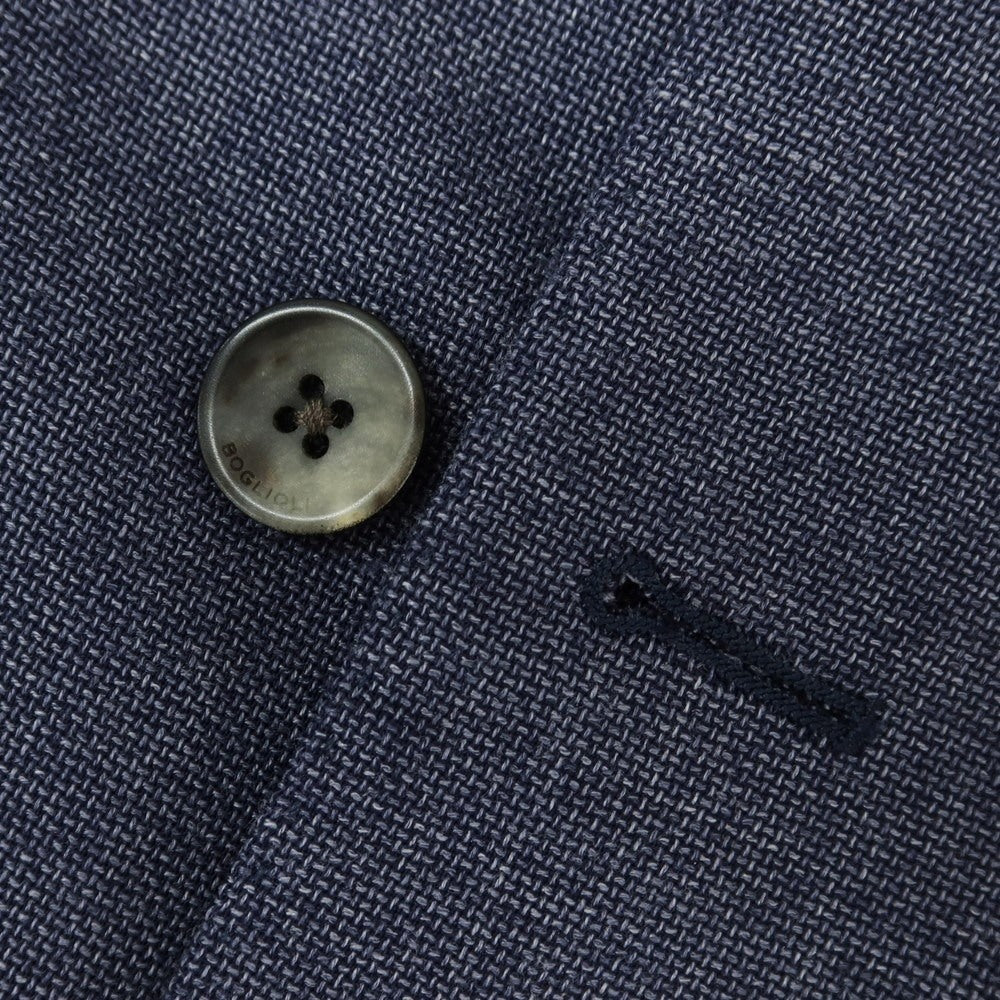 [Used] BOGLIOLI K.JACKET Wool polyester double jacket Navy [50] [Condition rank B] [Men&