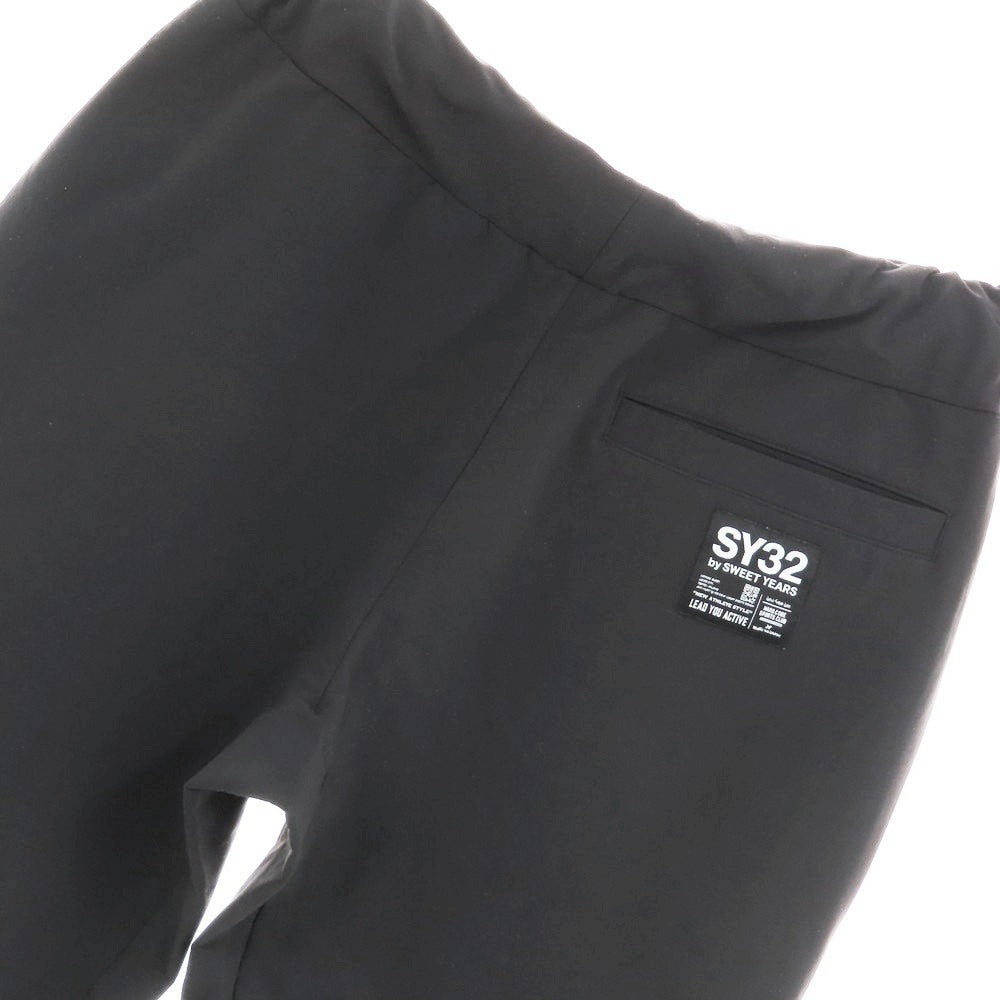 【中古】エスワイサーティトゥー バイ スウィートイヤーズ SY32 BY SWEET YEARS ナイロンポリエステル イージーパンツ ブラック【サイズS】【 状態ランクC 】【 メンズ 】[CPD]