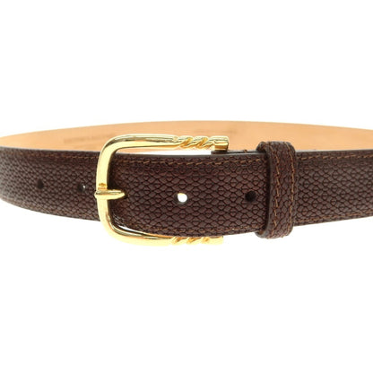【中古】ファットリアデルクオーイオ FATTORIA del CUOIO ベルト ブラウン【 85 】【 状態ランクA 】【 メンズ 】