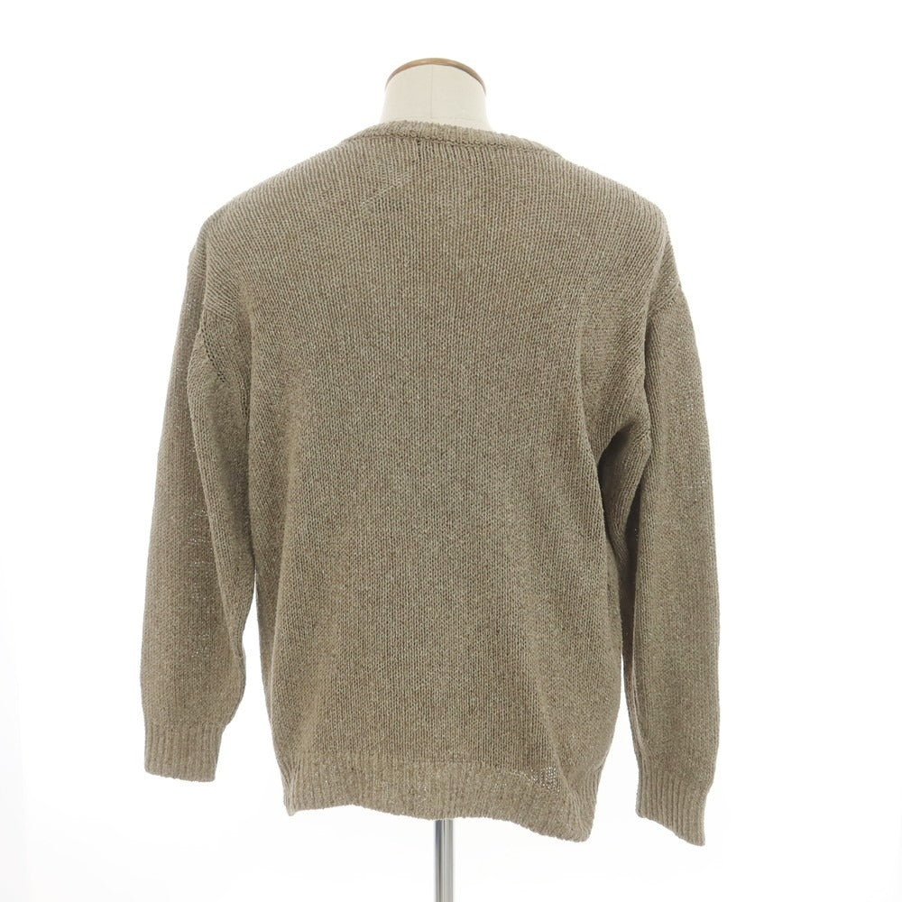 [Used] Olde H&amp;amp;Daughter Mid-gauge Silk V-neck Pullover Knit Thobe [Size 8 (M)] [Condition Rank B] [Men&