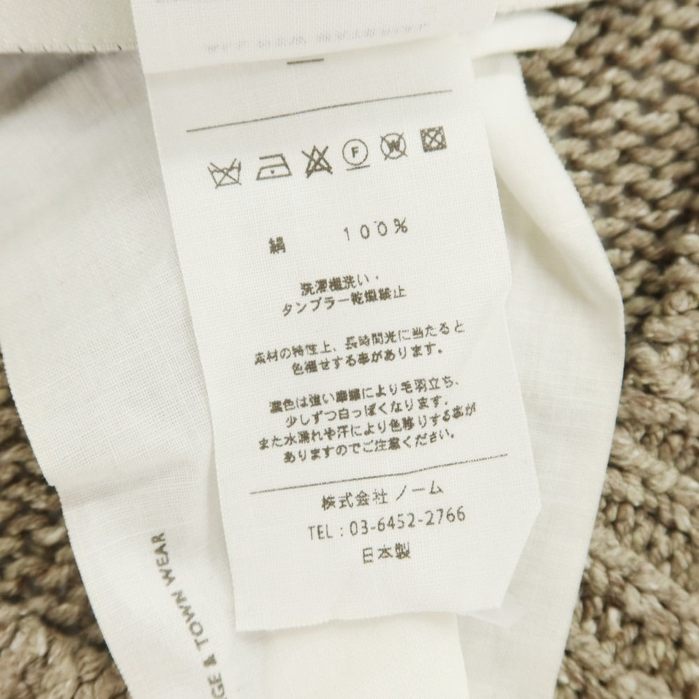 [Used] Olde H&amp;amp;Daughter Mid-gauge Silk V-neck Pullover Knit Thobe [Size 8 (M)] [Condition Rank B] [Men&