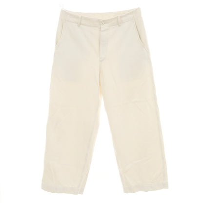 【中古】ピリオドフィーチャーズ PERIOD FEATURES コットン カジュアルスラックスパンツ アイボリー【 2 】【 状態ランクC 】【 メンズ 】 [APD]