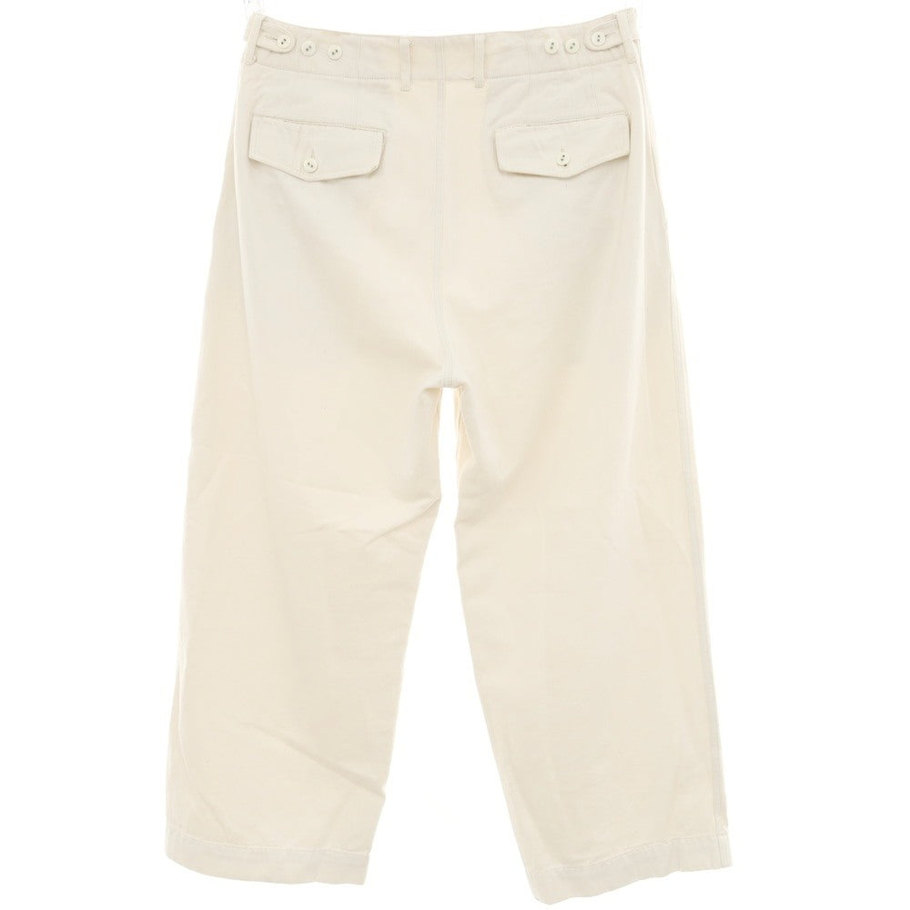 [Used] PERIOD FEATURES Cotton Casual Slacks Pants Ivory [2] [Condition Rank C] [Men&