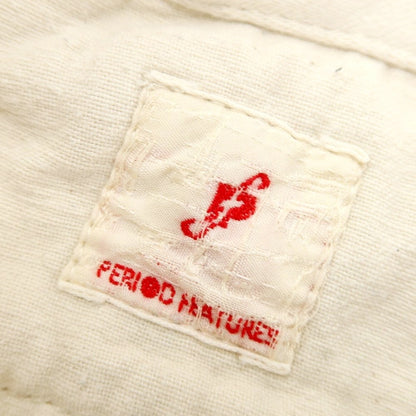 【中古】ピリオドフィーチャーズ PERIOD FEATURES コットン カジュアルスラックスパンツ アイボリー【 2 】【 状態ランクC 】【 メンズ 】 [APD]
