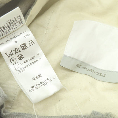【中古】リパーパス RE-PURPOSE ウール イージースラックスパンツ ライトグレー【 L 】【 状態ランクC 】【 メンズ 】