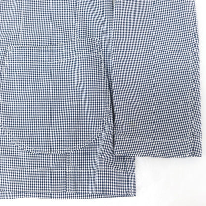【中古】ラルディーニ LARDINI コットンポリエステル チェック ジャケット ネイビーxホワイト【 42 】【 状態ランクB 】【 メンズ 】