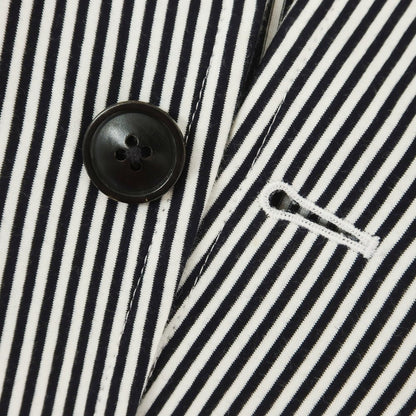 [Used] TOMORROWLAND Cotton Jersey Stripe Jacket Black x White [42] [Condition Rank B] [Men&