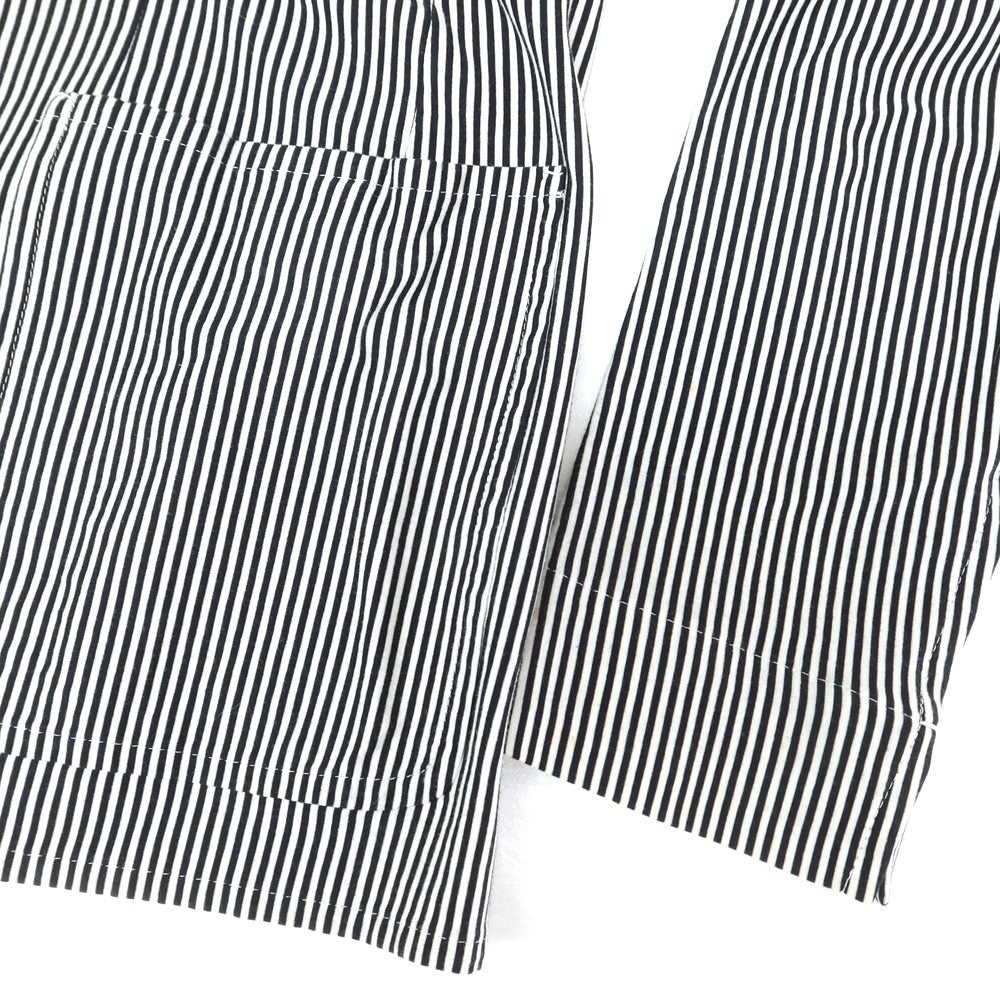 [Used] TOMORROWLAND Cotton Jersey Stripe Jacket Black x White [42] [Condition Rank B] [Men&