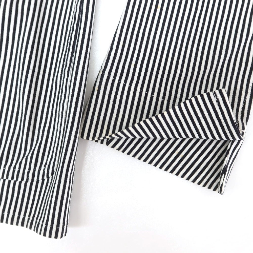 [Used] TOMORROWLAND Cotton Jersey Stripe Jacket Black x White [42] [Condition Rank B] [Men&