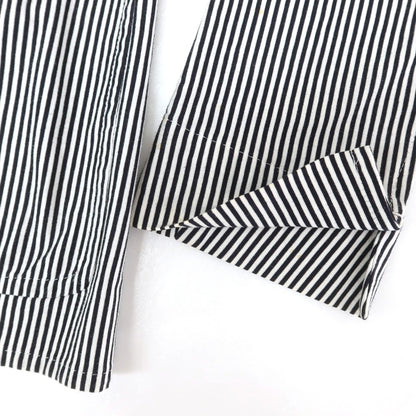 [Used] TOMORROWLAND Cotton Jersey Stripe Jacket Black x White [42] [Condition Rank B] [Men&