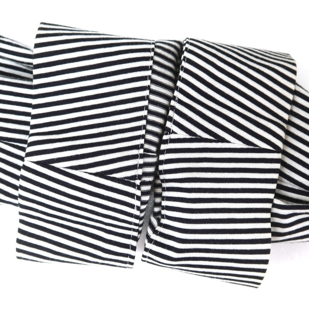 [Used] TOMORROWLAND Cotton Jersey Stripe Jacket Black x White [42] [Condition Rank B] [Men&
